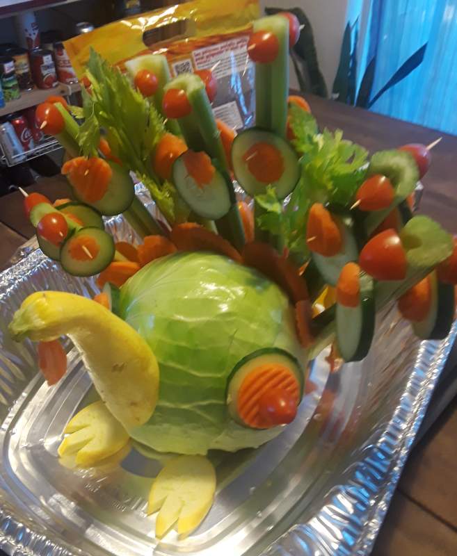Veggie Turkey from our Thanksgiving festivities