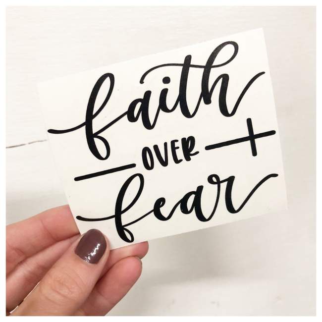 faith over fear